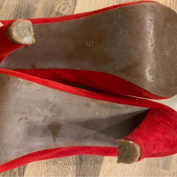 Jeffrey Campbell Red Why Yes MJ Platform Stiletto Heels - Picture 6 of 12